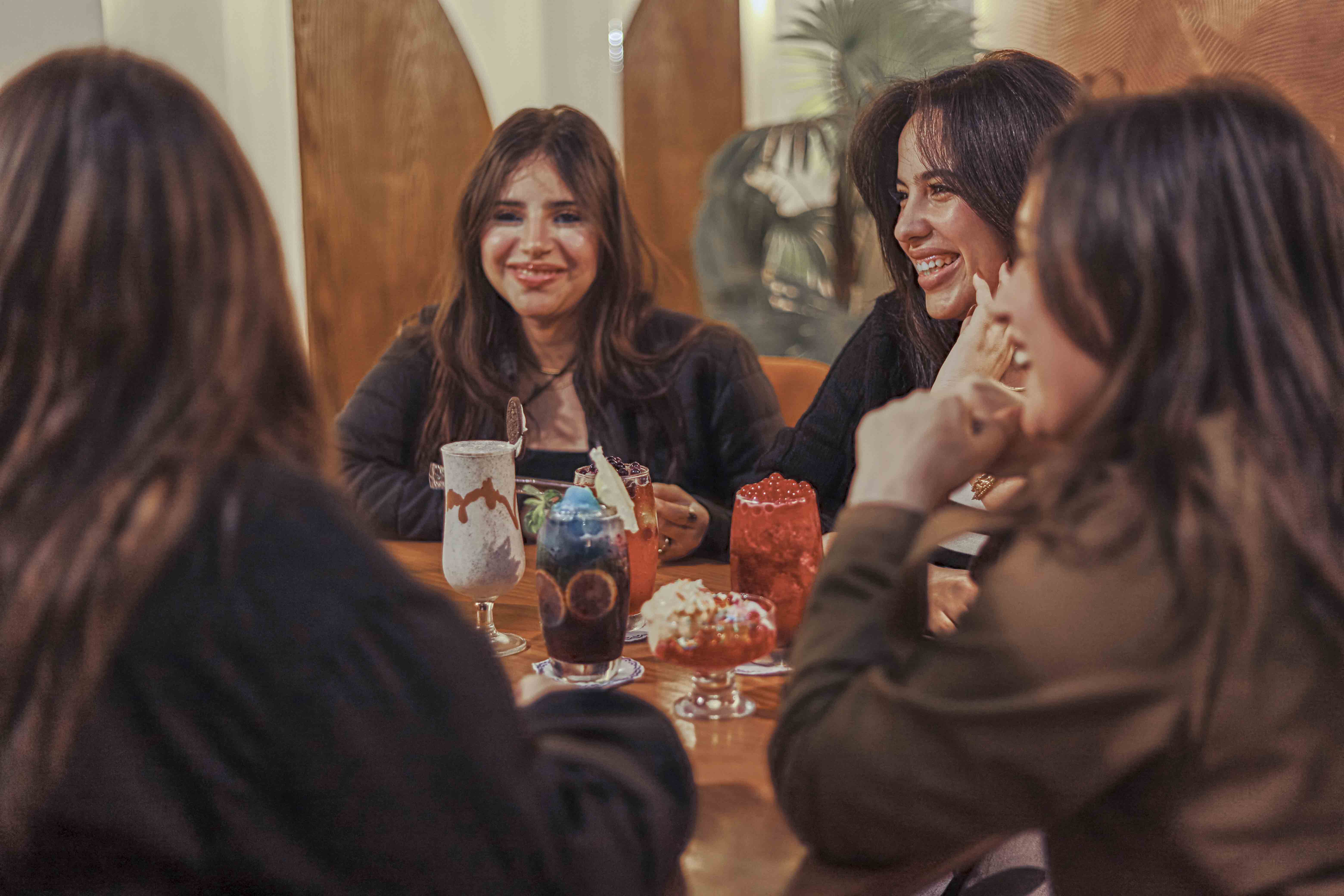 Friends at restaurant